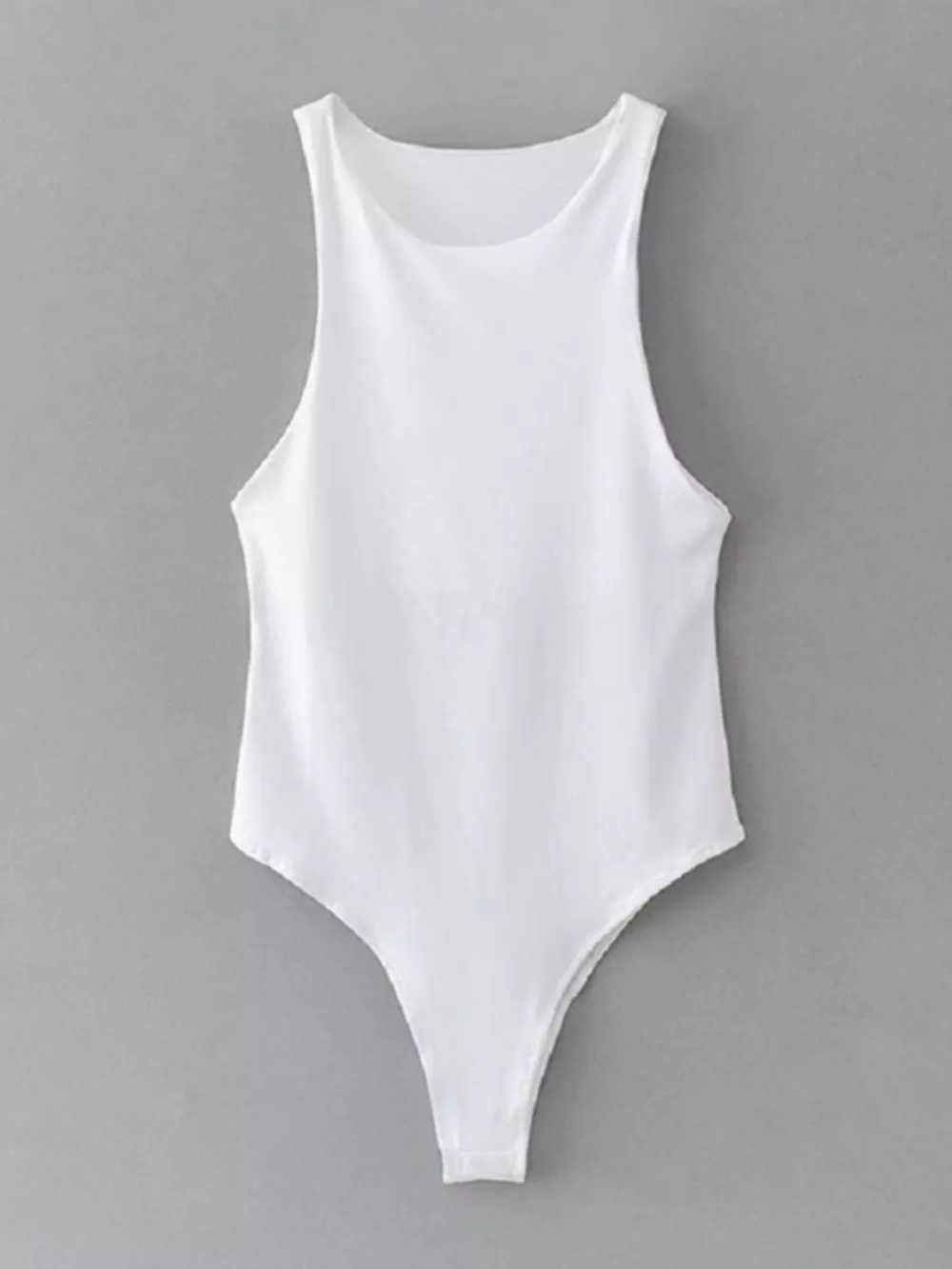 Round Neck Sleeveless Bodysuit, image 2