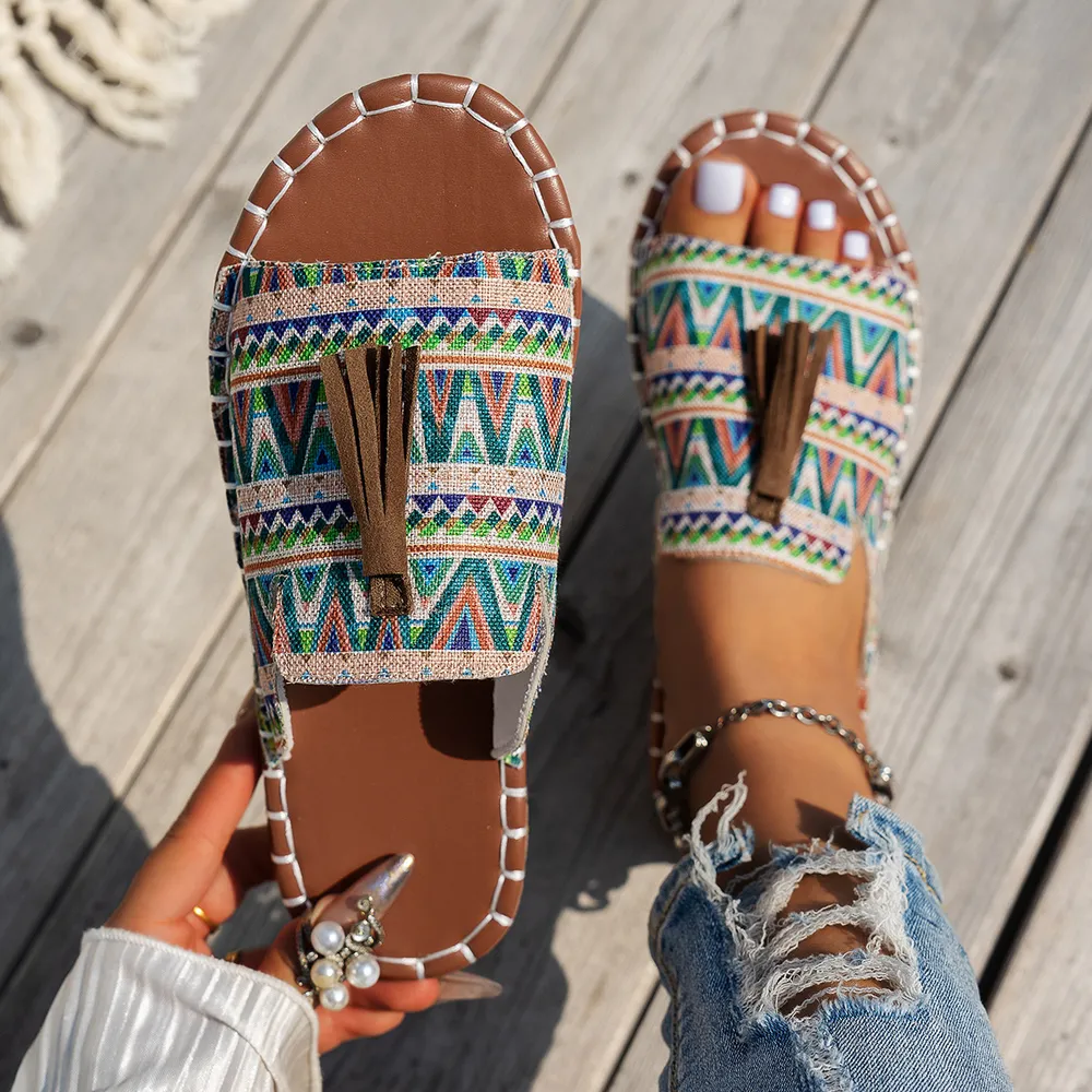 Tassel Open Toe Sandals, image 10