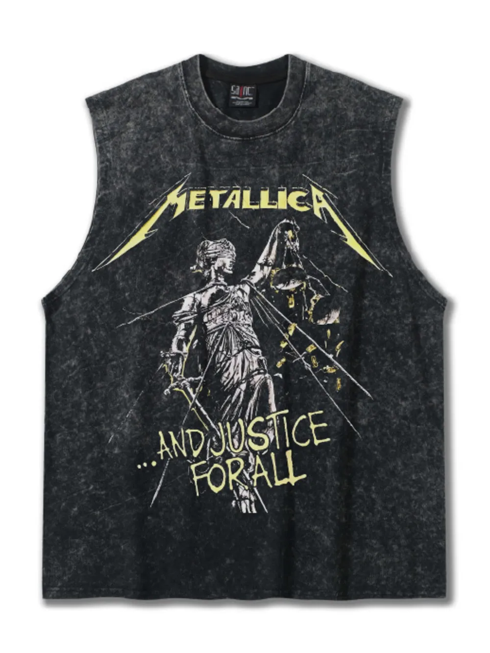 Men's Graphic Round Neck Tank Top, image 3