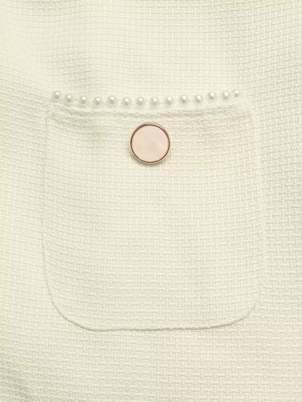 Peter Pan Collar Button-Front Tweed Mini Dress, image 8