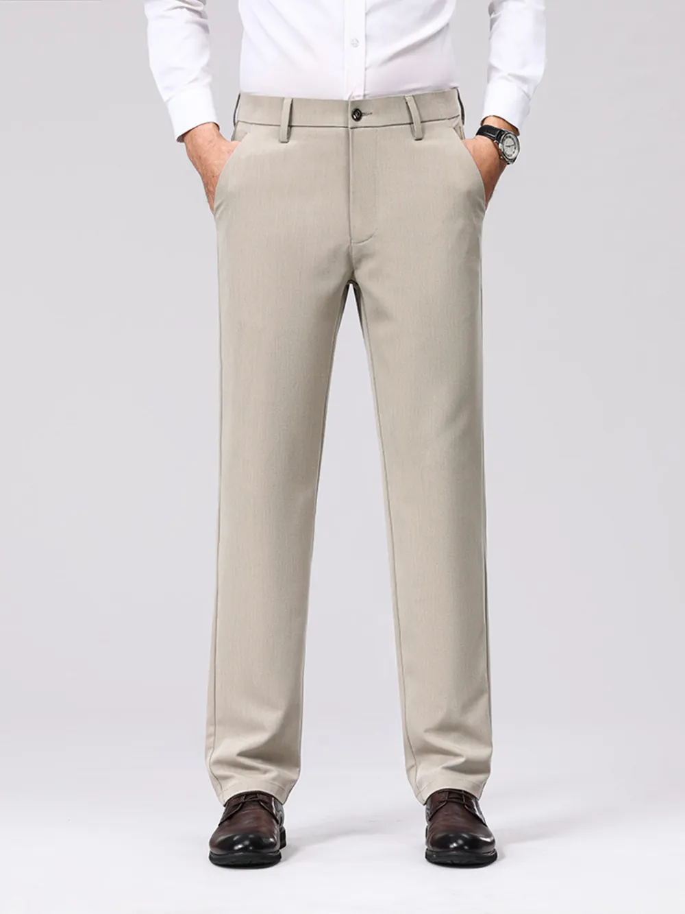Men's Relaxed Fit Pants with Pockets, image 4