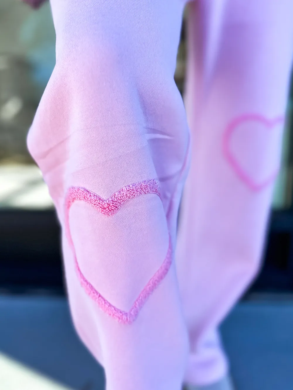 Round Neck Heart Top and Pants Set, image 7