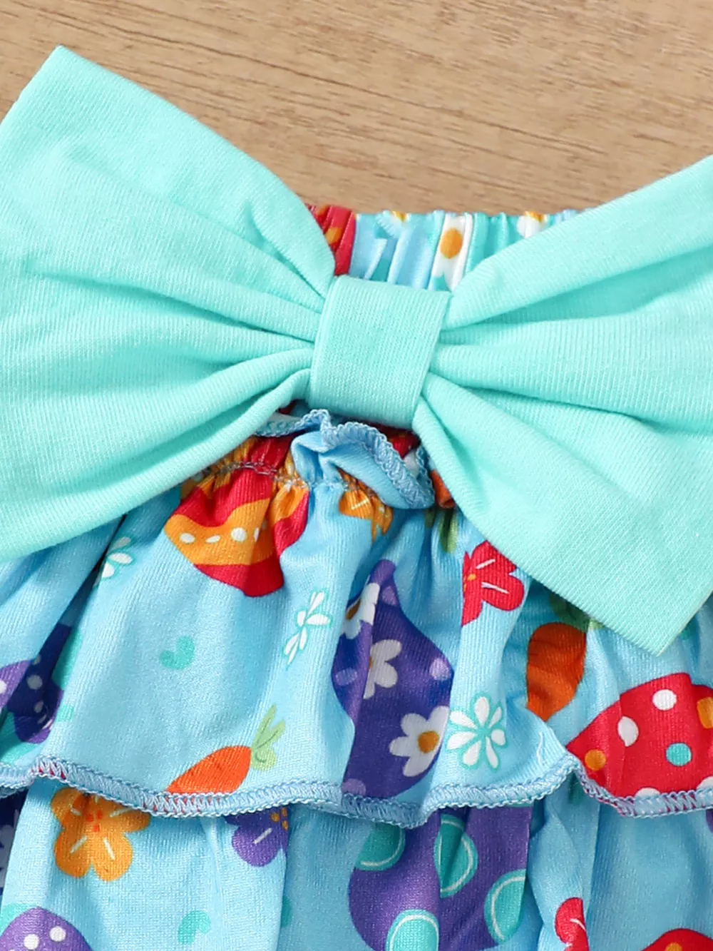 Children's Easter Graphic Bodysuit and Skirt Set with Headband, image 10