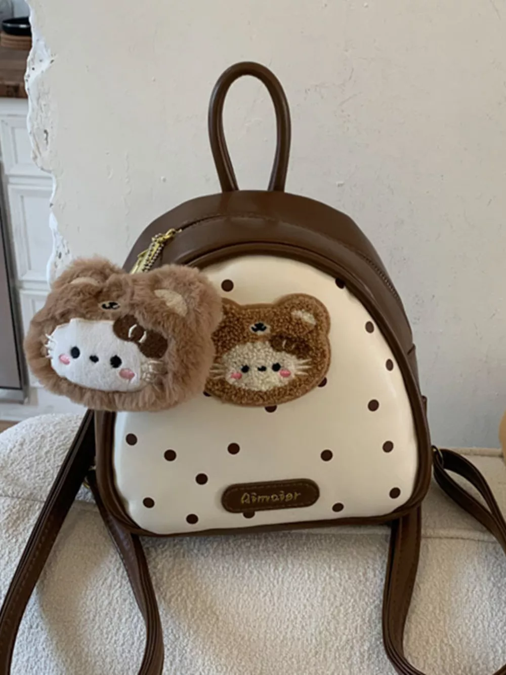 Cartoon Bear Backpack Bag, image 3