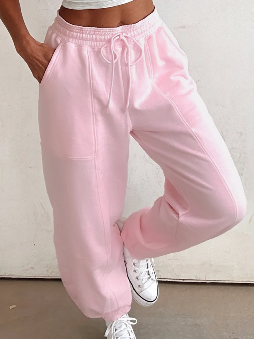 Casual Drawstring Sweatpants, image 5