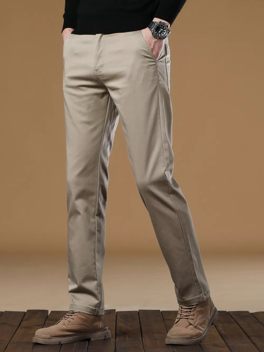 Men's Stretch Fit Casual Pants, image 4