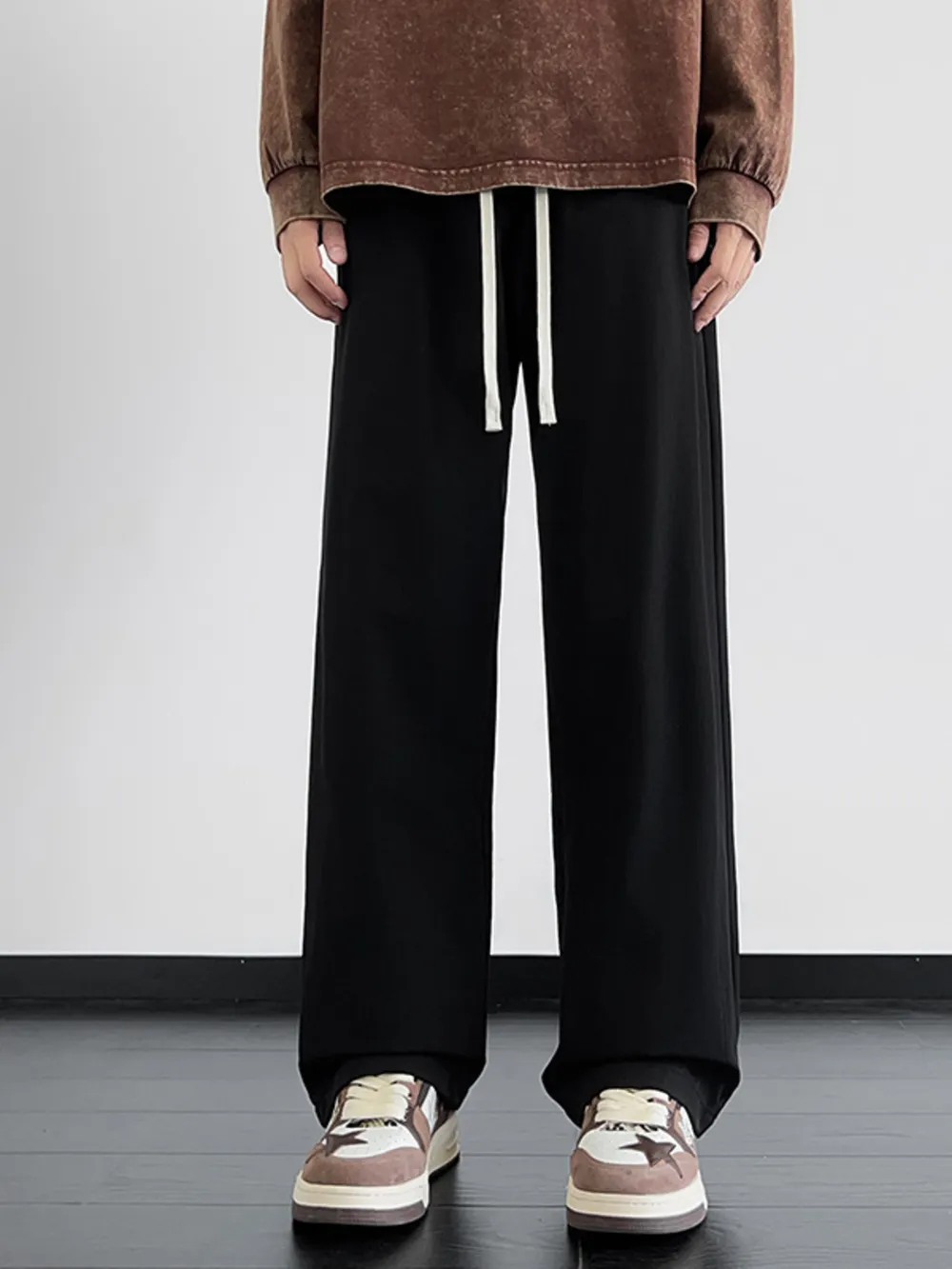 Men's Plus Size Loose Fit Drawstring Pants