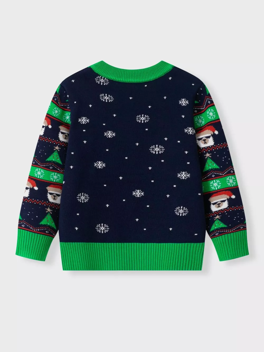 Children's Christmas Tree Round Neck Sweater, image 23