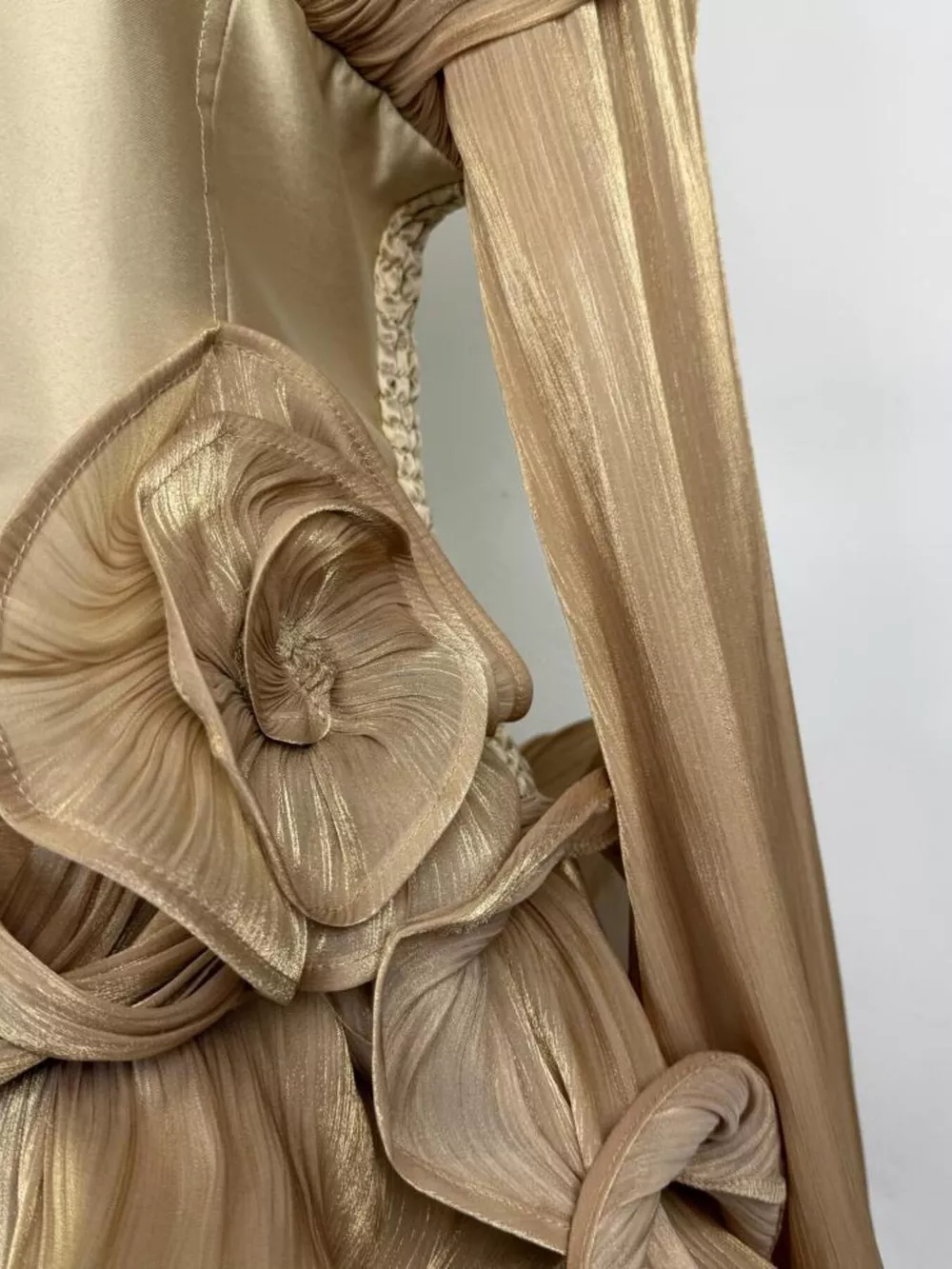 Ruffled Long Sleeve Mini Dress, image 16