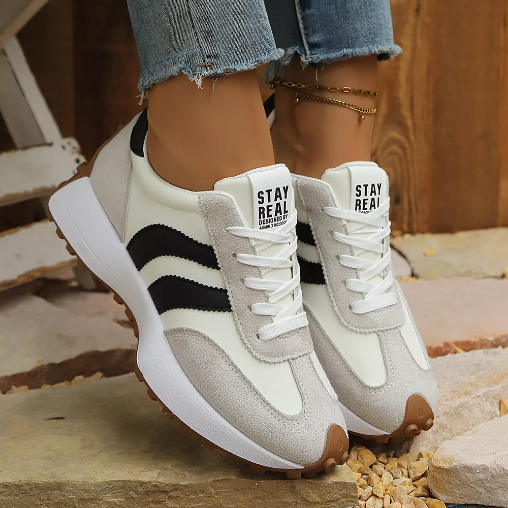 Round Toe Lace Up Sneakers, image 5