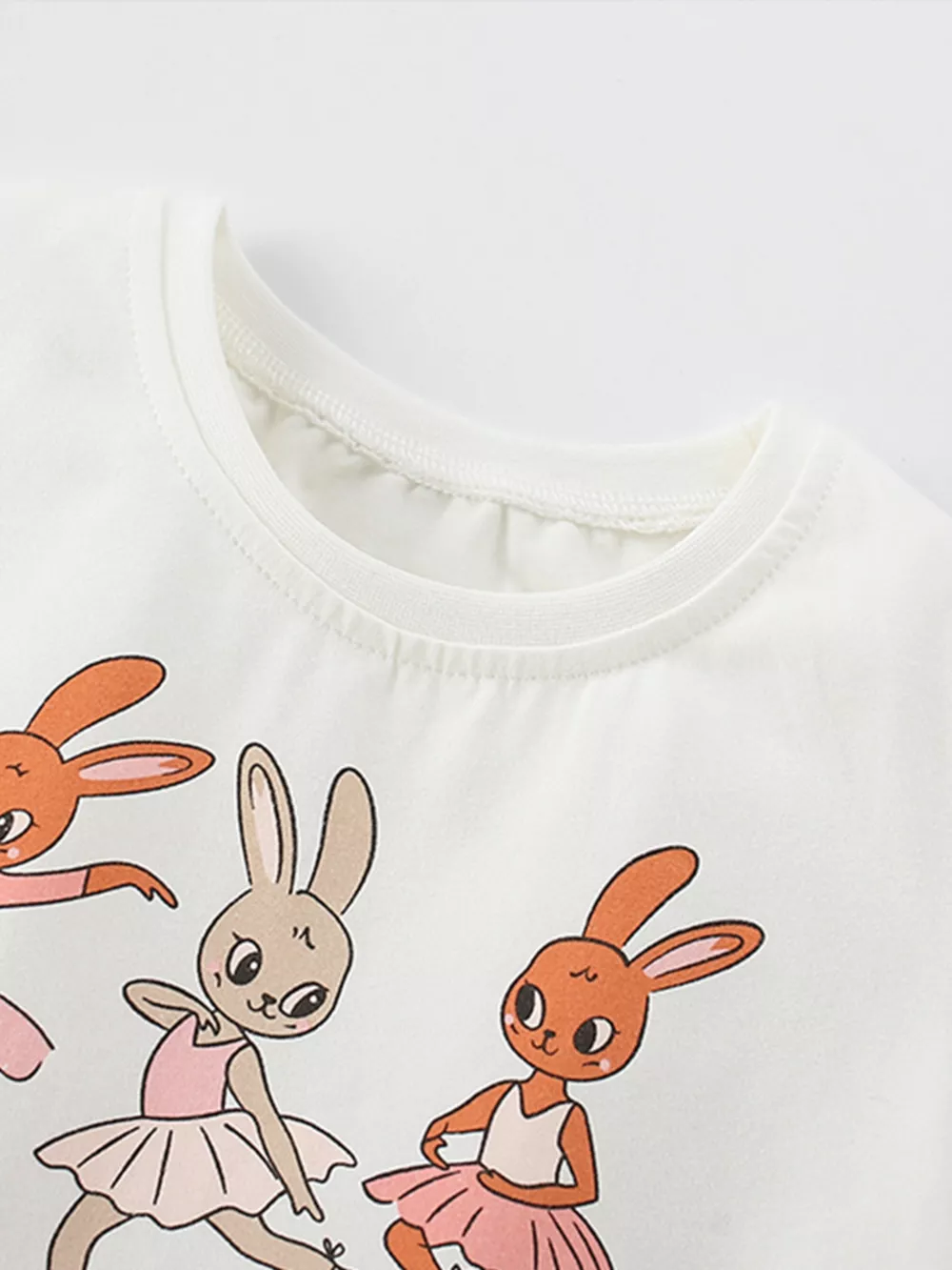 Children's Bunny Graphic Tulle Dress, image 5