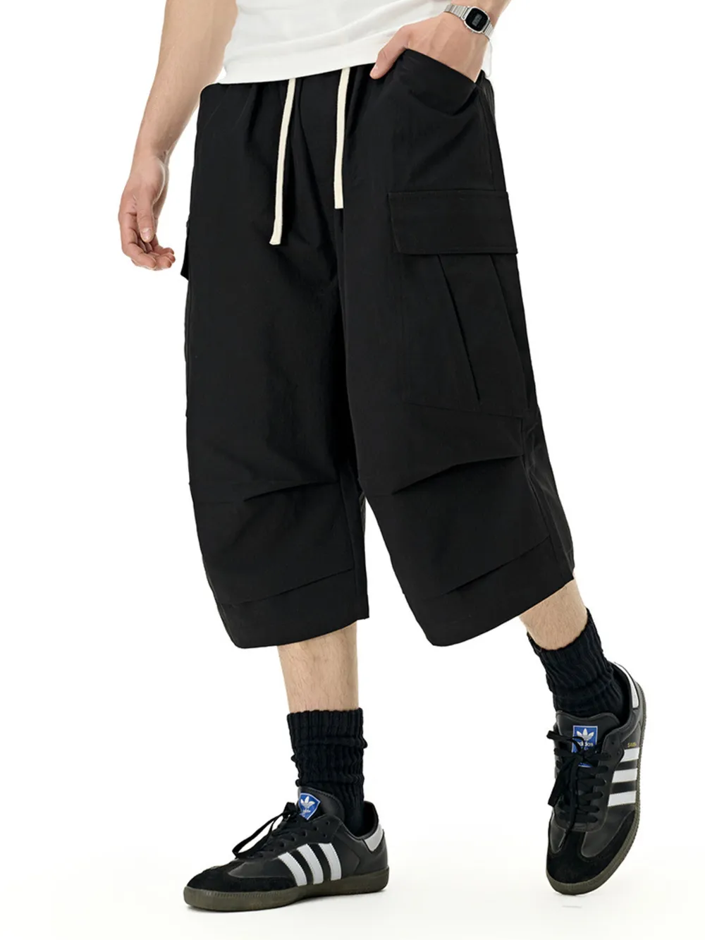 Men's Loose-Fit Cargo Shorts, image 3