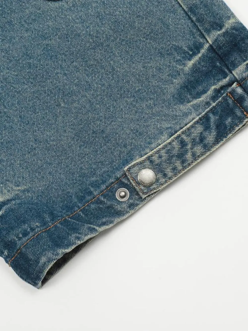 Men's Washed Multi-Pocket Cargo Jeans, image 15