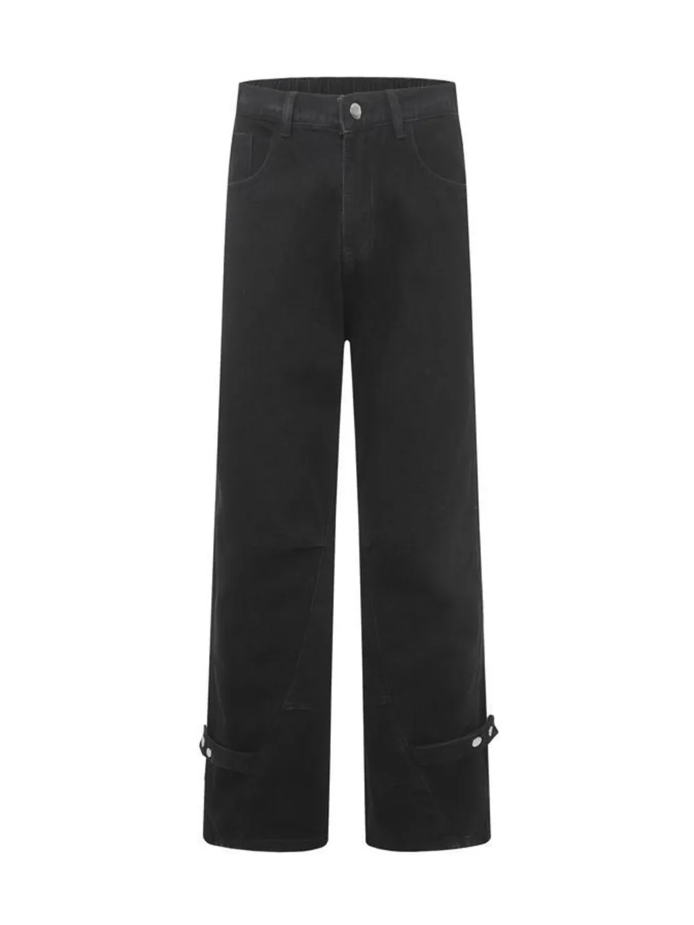 Men's High Waist Wide Leg Jeans