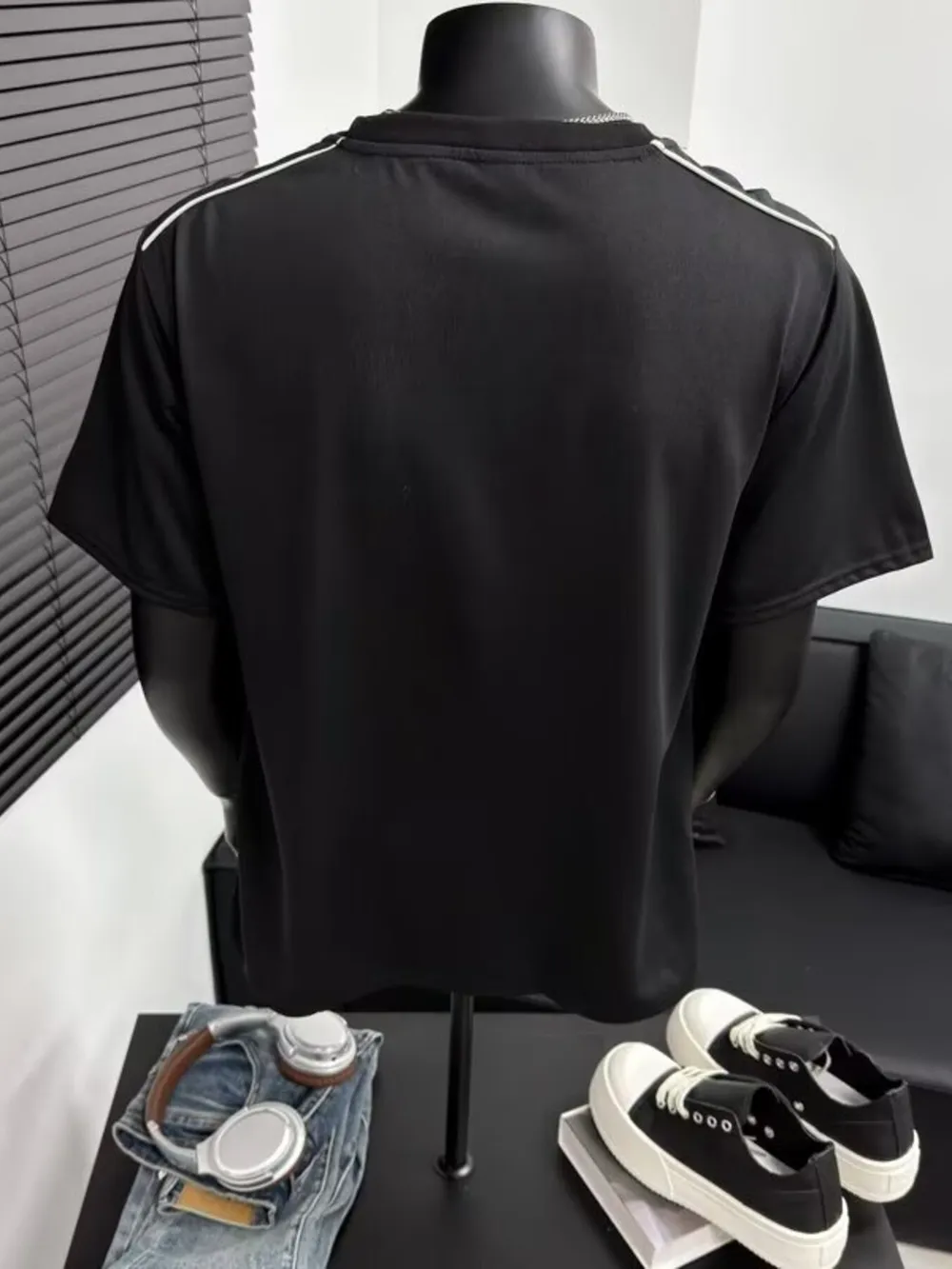 Men's Full Size Round Neck Short Sleeve Top Plus Size, image 3