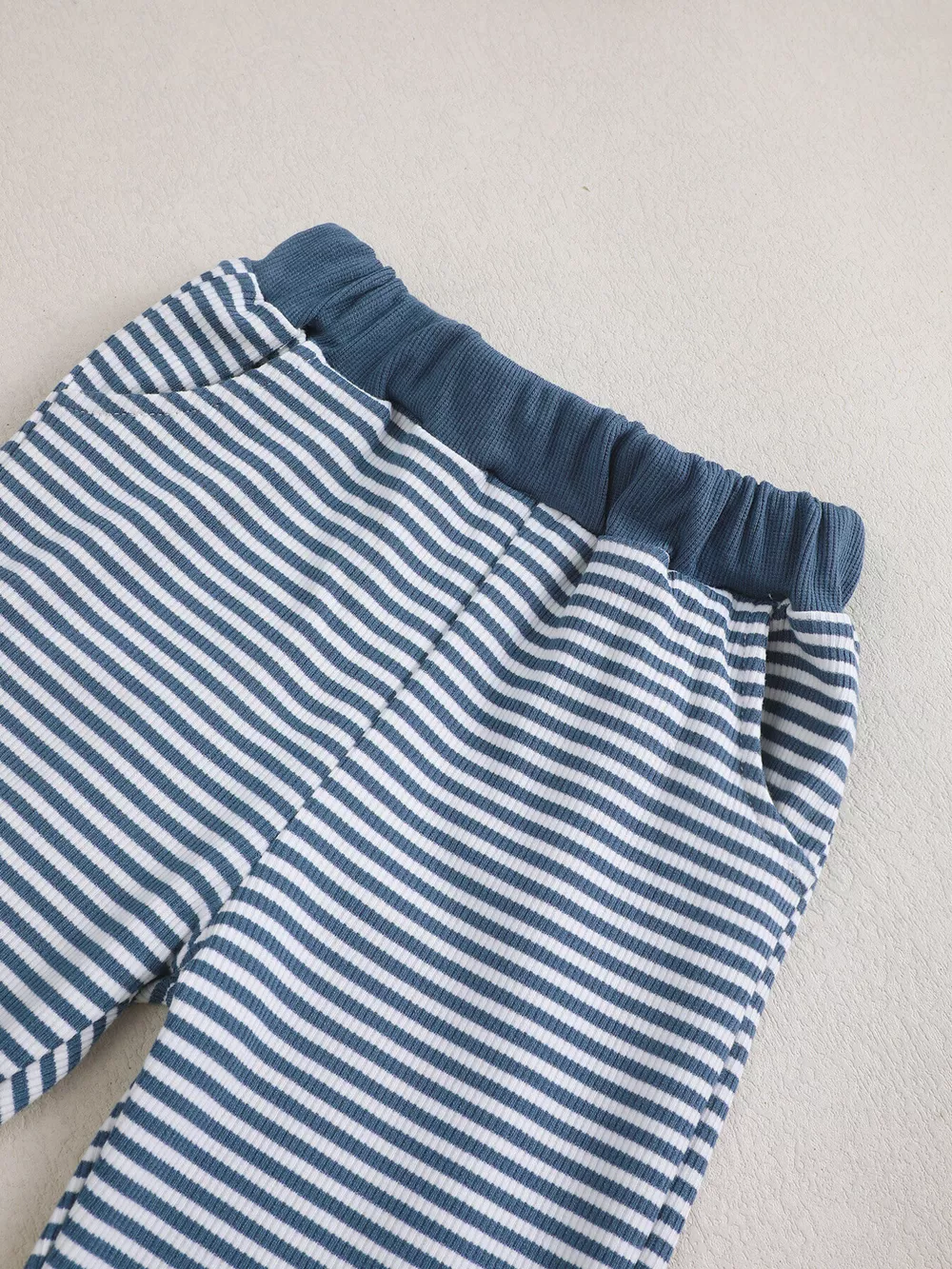 Children's Bear Striped Top and Pants Set, image 11