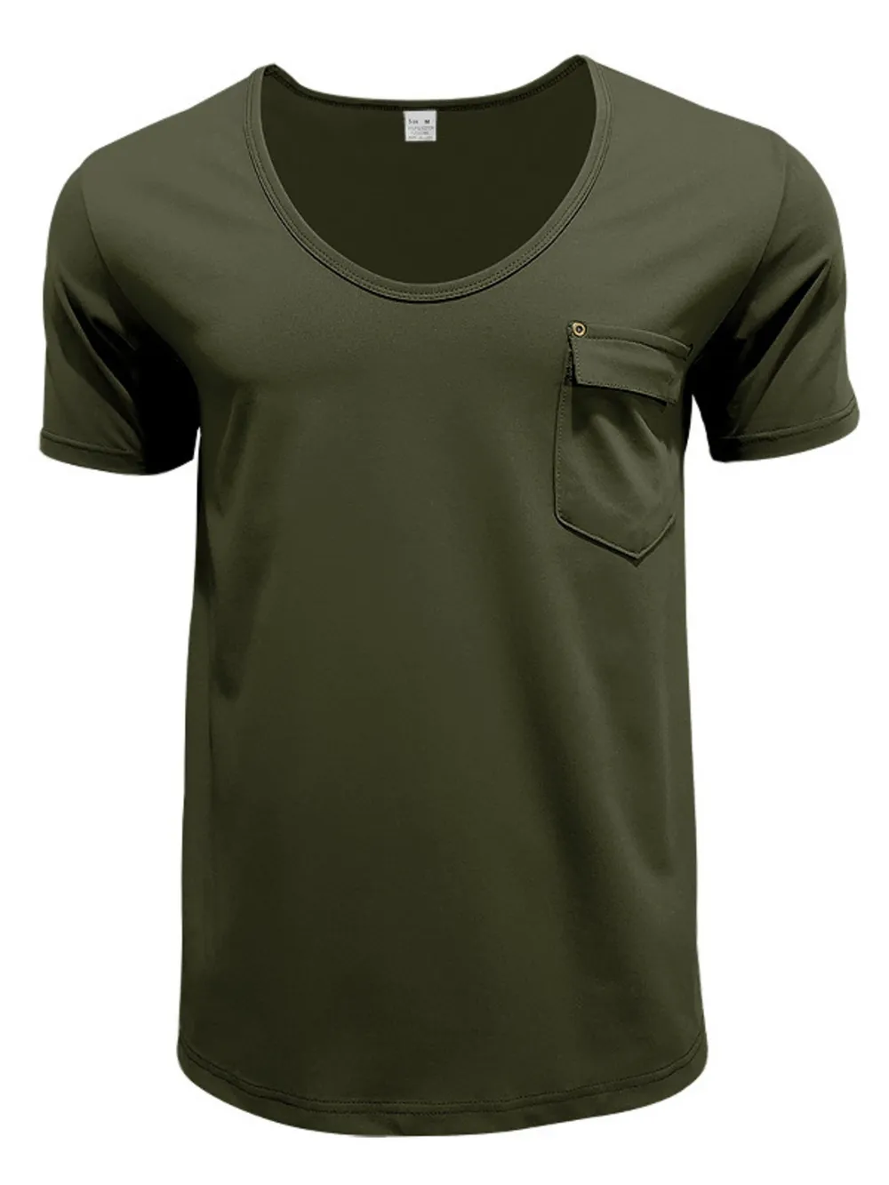 Men's Full Size Round Neck Short Sleeve T-Shirt Plus Size