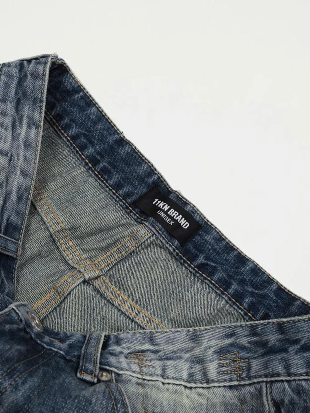 Men's Vintage Wash Distressed Jeans, image 11
