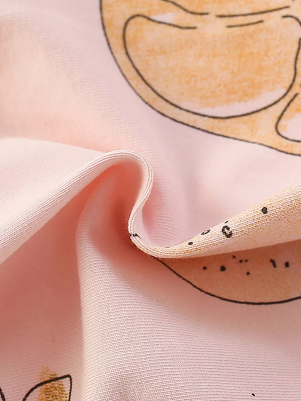 Children's Sweet Citrus Print Ruffle Sleeve Dress, image 5