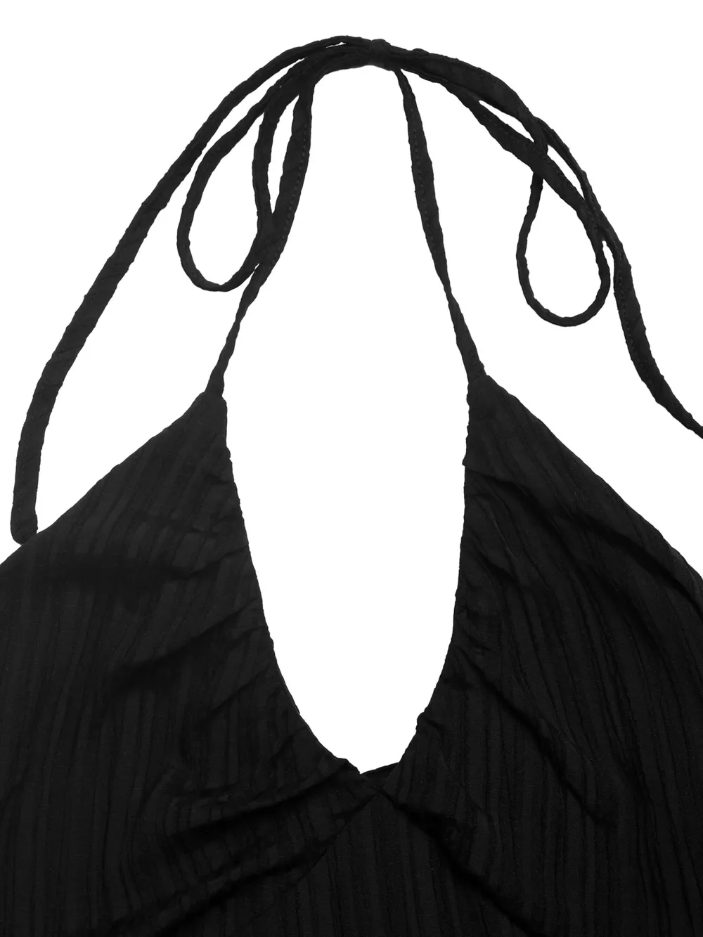 Halter Neck Pleated Maxi Dress, image 8