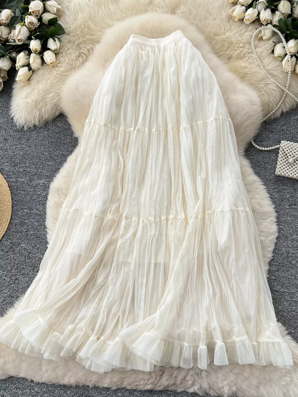 Tiered Tulle Skirt