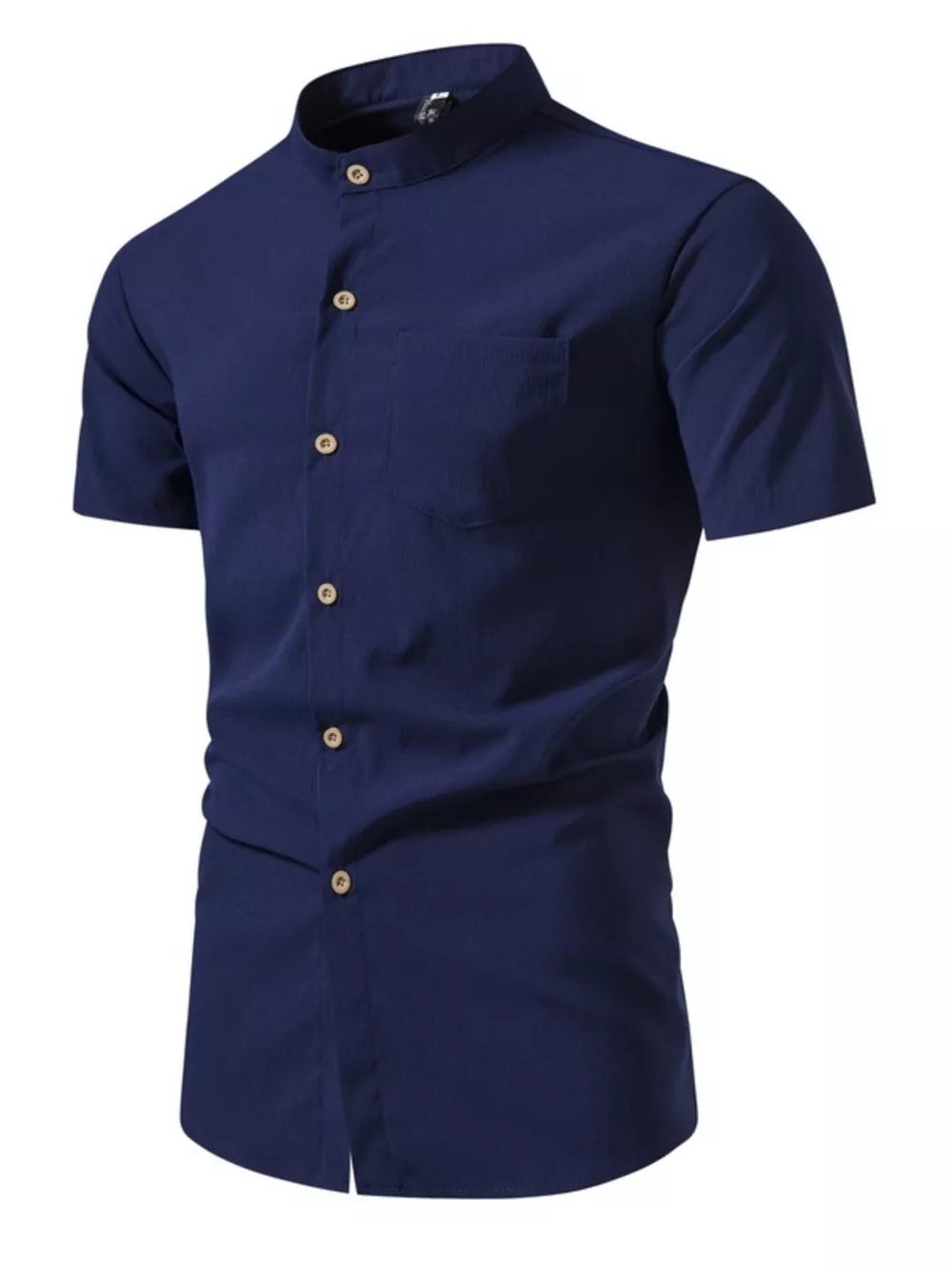 Men's Plus Size Button Up Short Sleeve Shirt, image 9