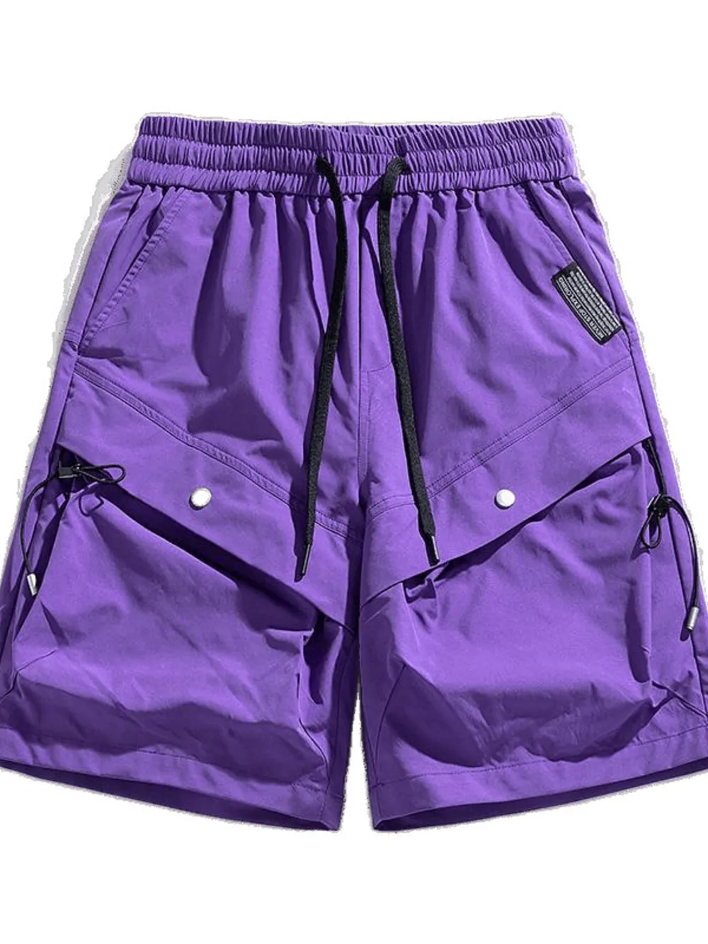 Men's Plus Size Drawstring Pocketed Shorts, image 3