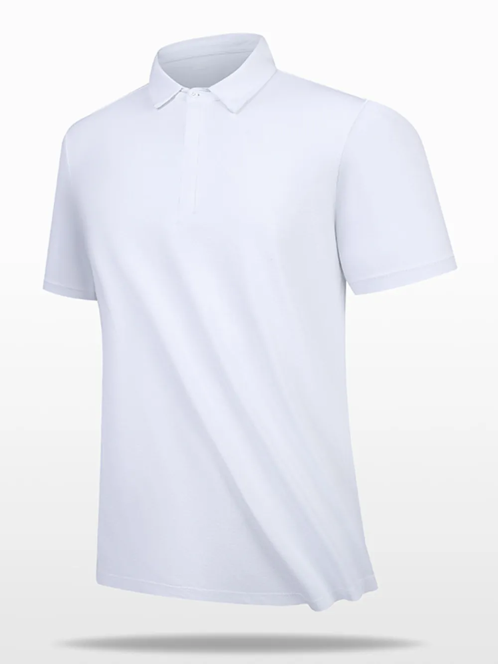 Men's Plus Size Button Detail Short Sleeve Polo, image 3