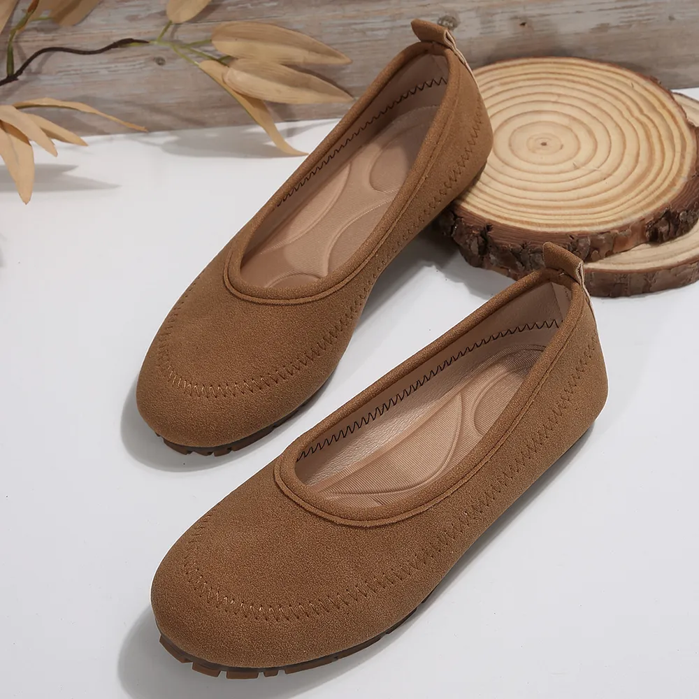 Round Toe Flat Slip-Ons, image 11