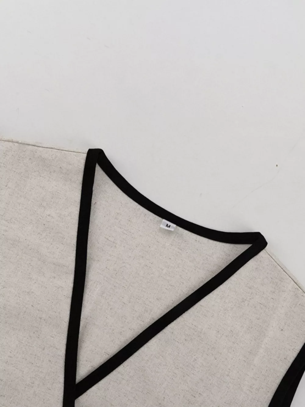 Contrast Trim Vest and Skirt Set, image 9