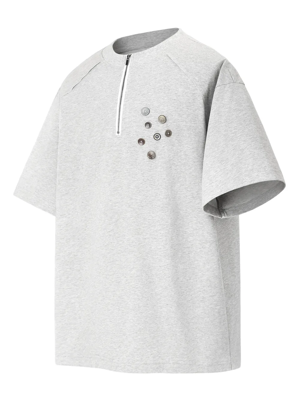 Men's Quarter-Zip Short Sleeve T-Shirt, image 3
