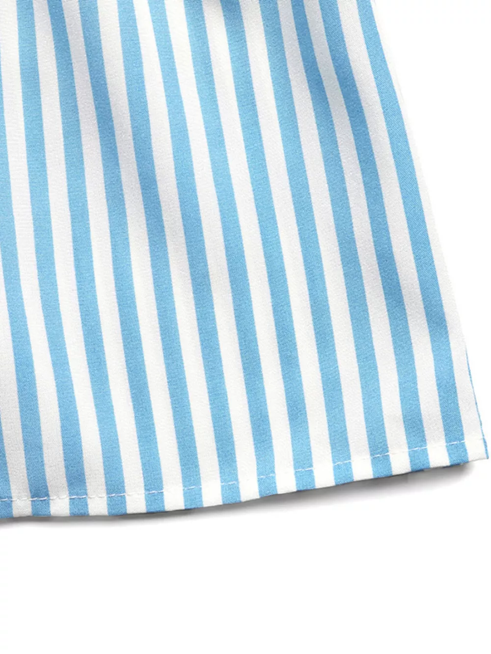 Striped Sleeveless Tiered Midi Dress, image 10