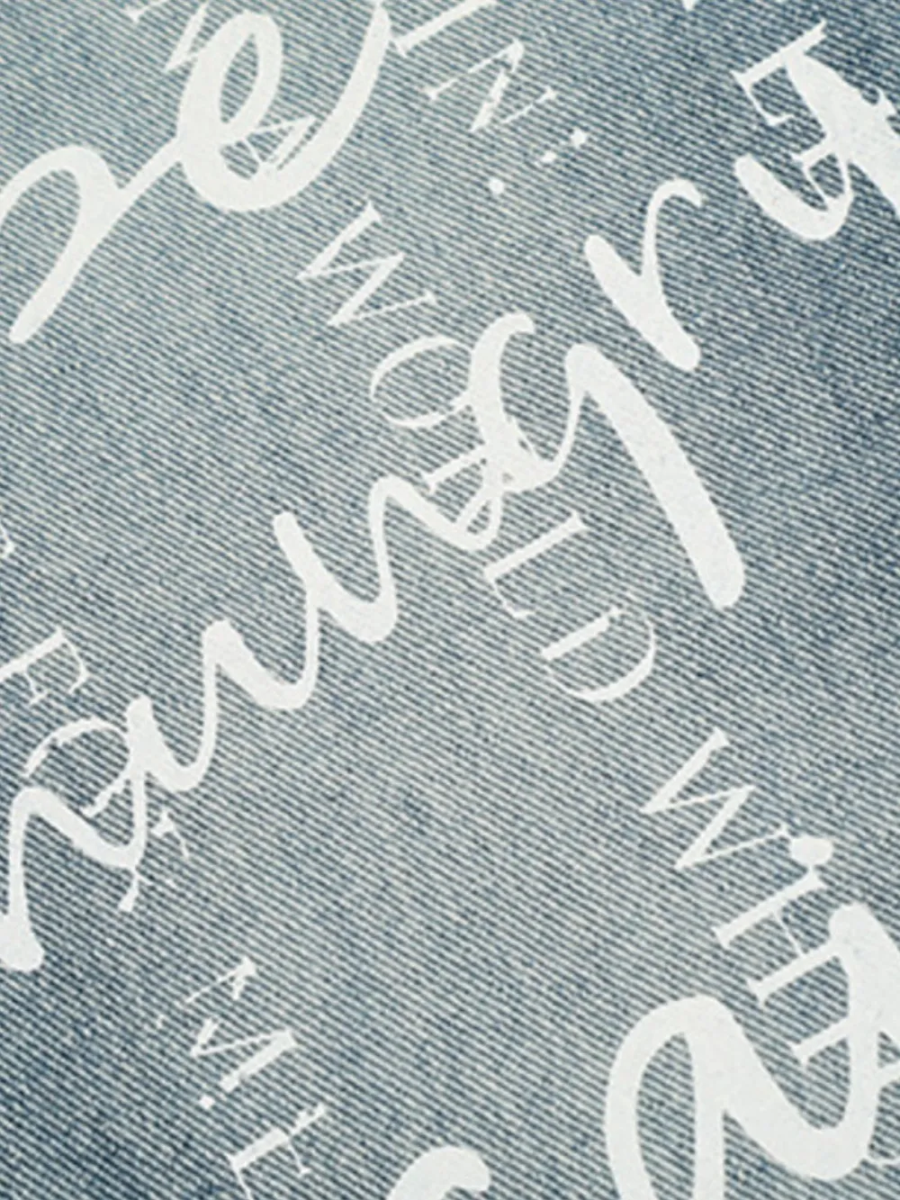 Men's Graffiti Text Print Straight Leg Jeans, image 5