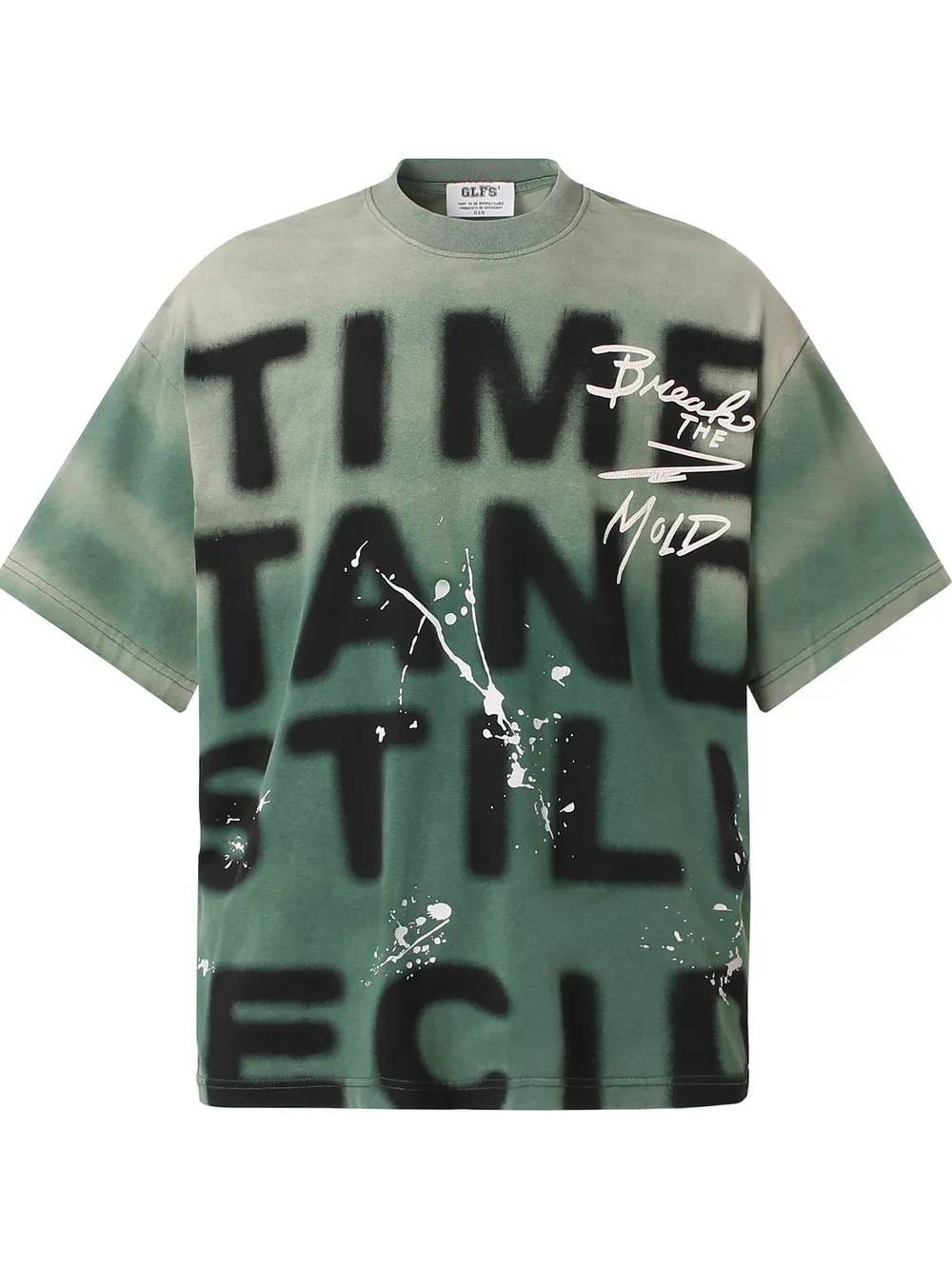 Men's Graffiti Style Oversized T-Shirt, image 2