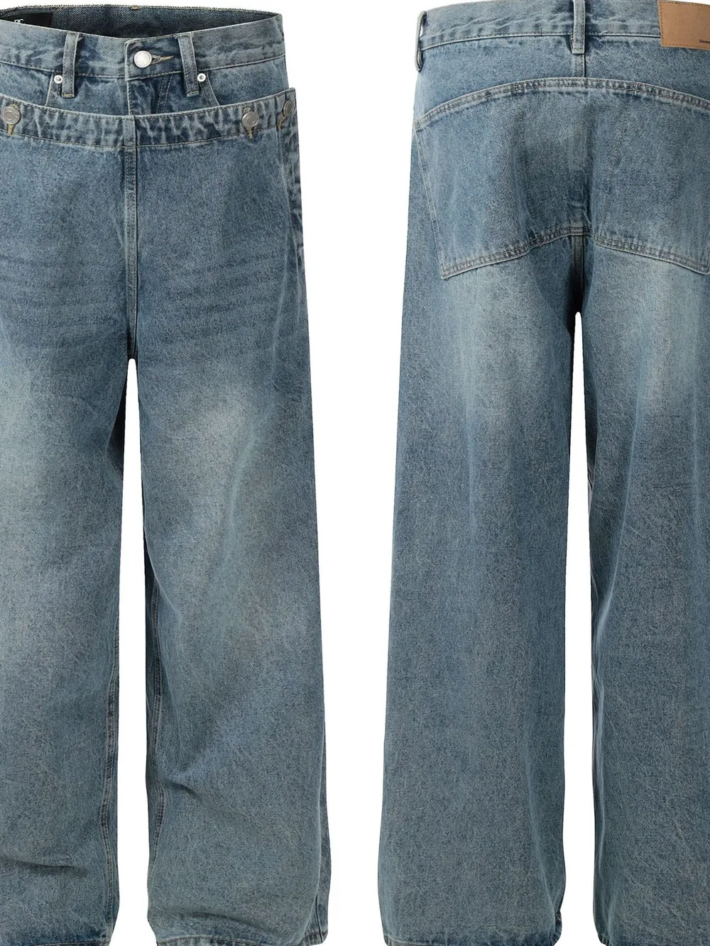Men's Wide Leg Jeans, image 4