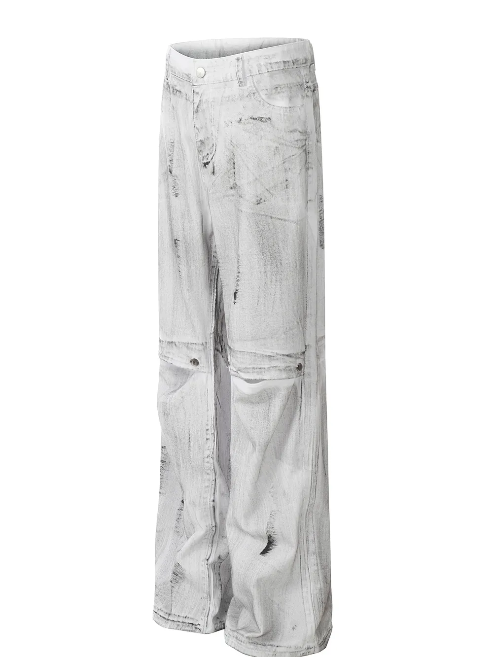 Men's Wide Leg Baggy Jeans, image 3