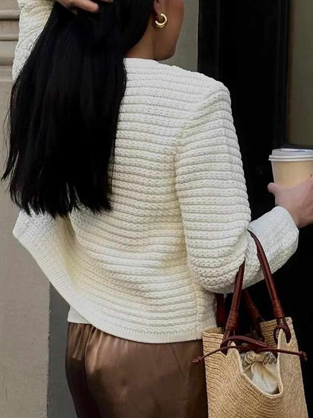 Button-Down Long Sleeve Cardigan, image 4