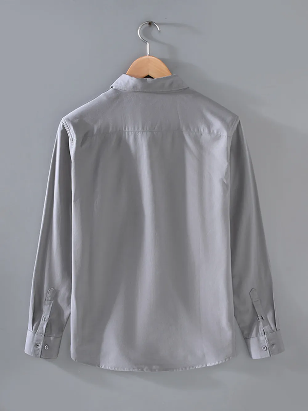 Men's Plus Size Casual Long-Sleeve Shirt, image 4