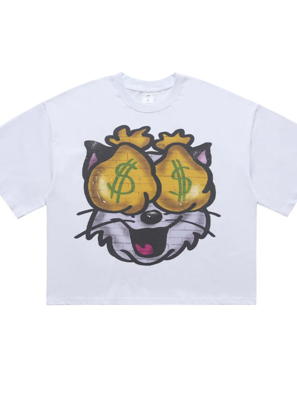 Men's Graphic Round Neck Short Sleeve T-Shirt