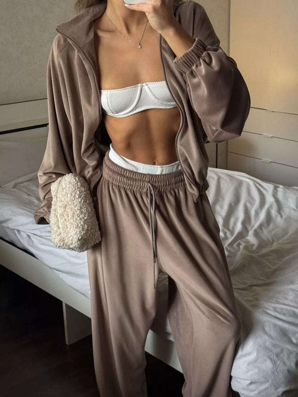 Zip-Up Hoodie and Joggers Set, image 14