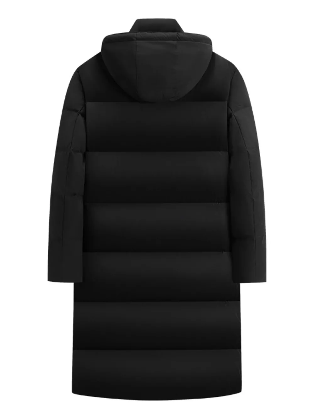 Men's Full Size Longline Hooded Down Coat Plus Size, image 5