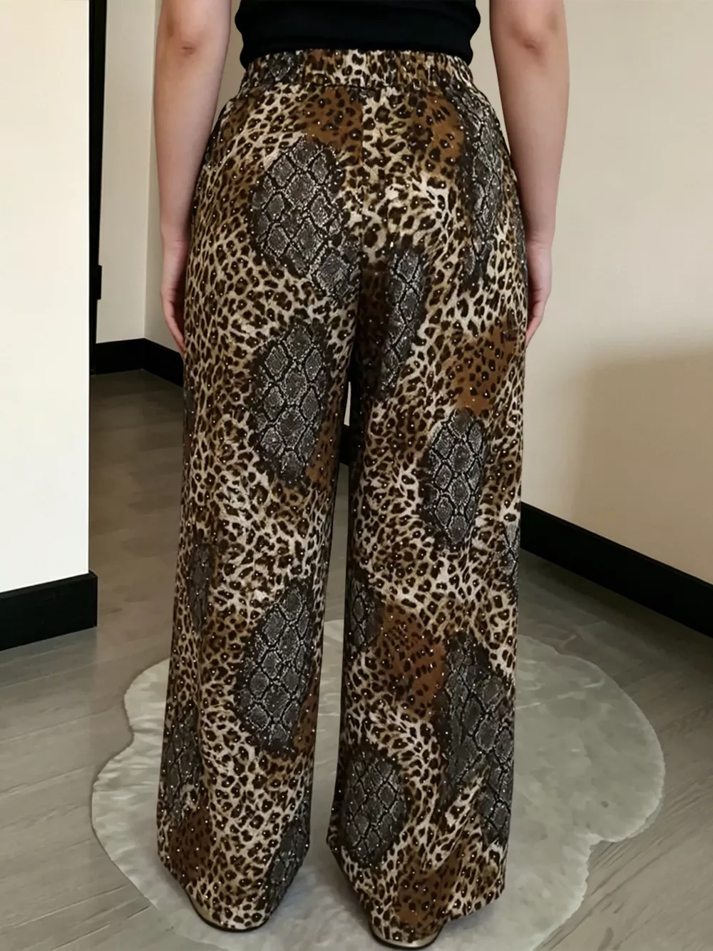 Drawstring Wide-Leg Pants, image 8