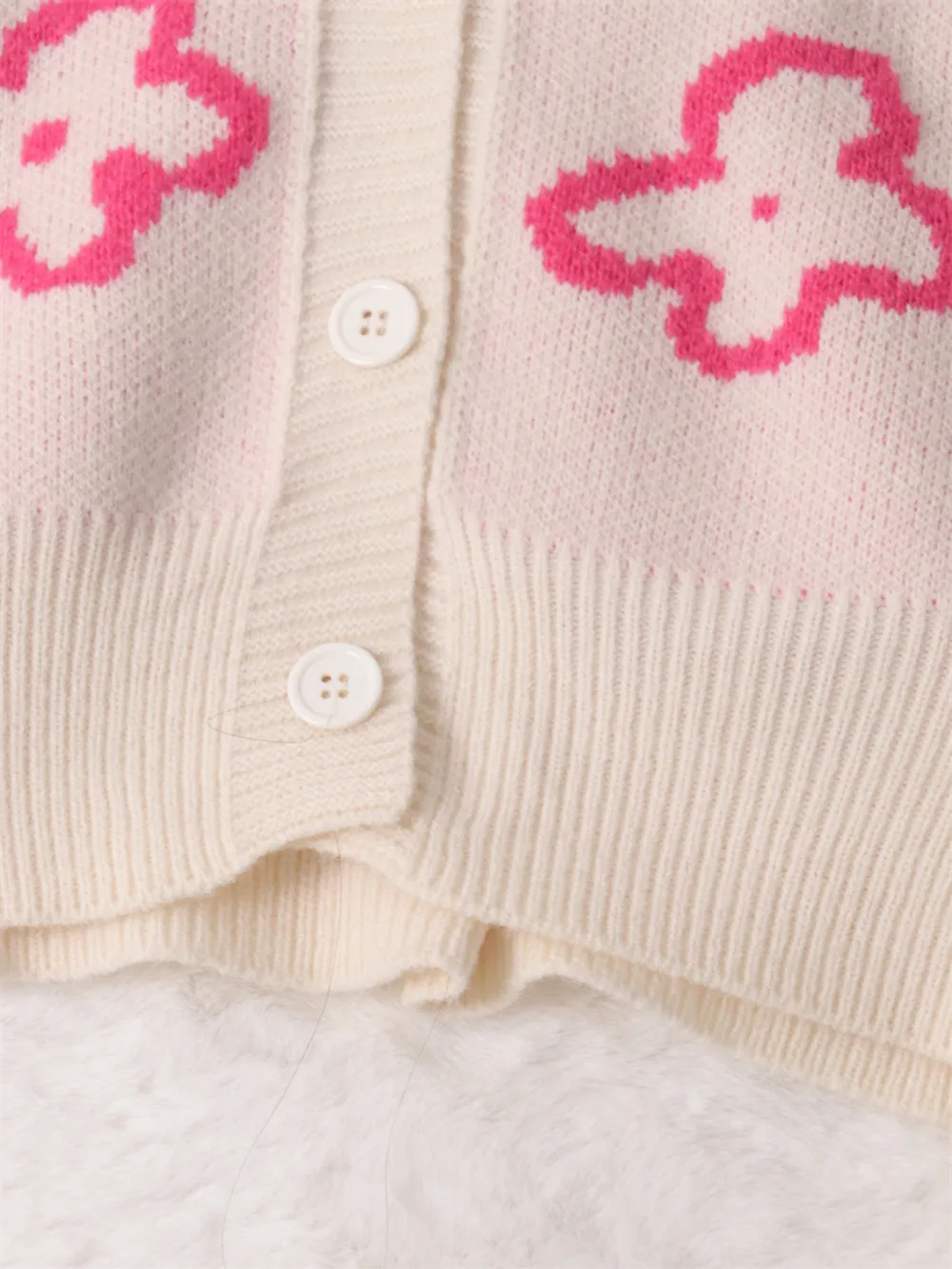 Floral Pattern Button-Up Cardigan, image 11