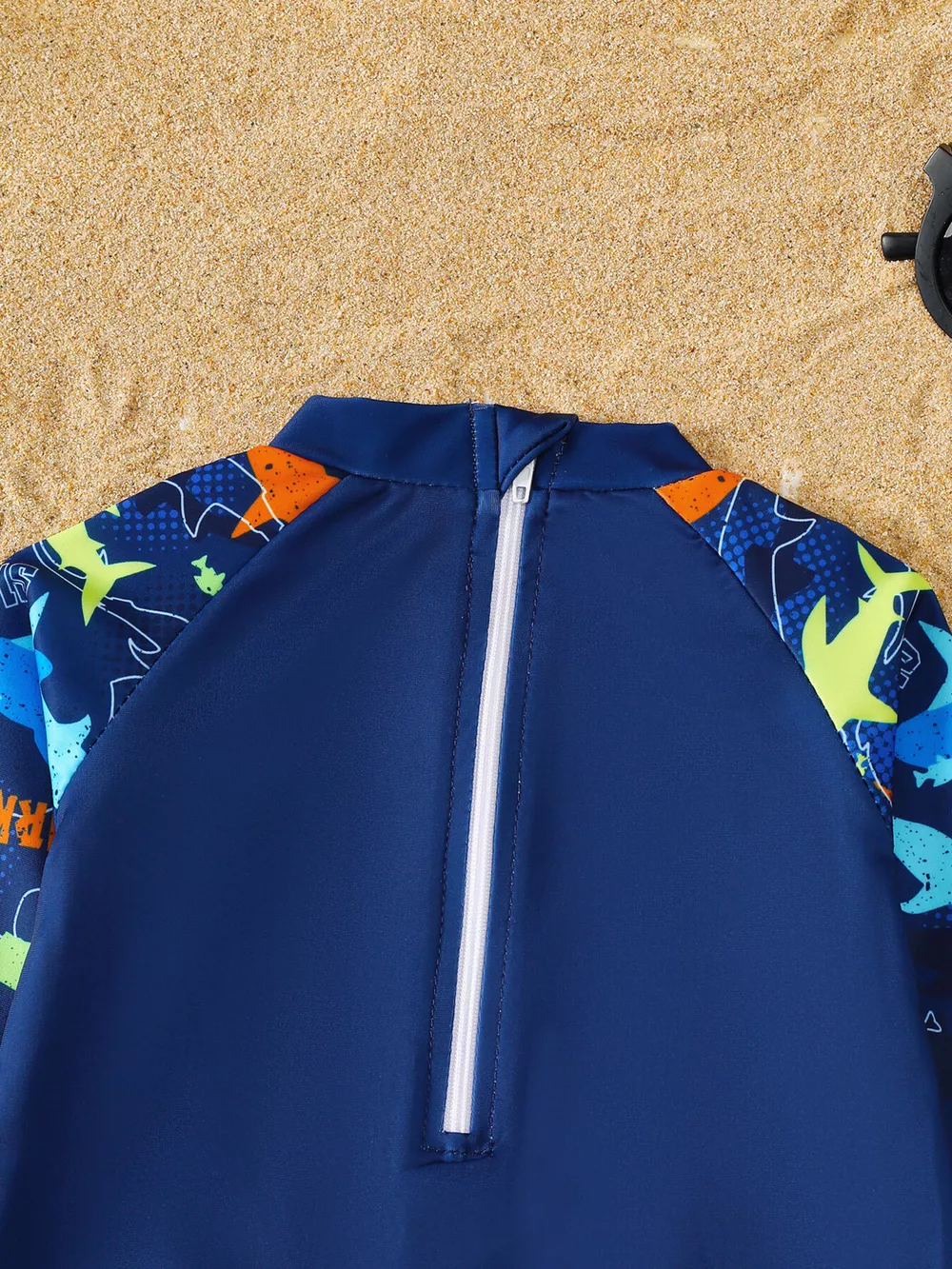Children's Dinosaur Print Long Sleeve Swimsuit, image 4