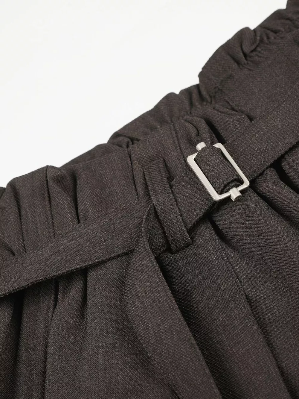 Men's High-Waisted Paperbag Waist Wide-Leg Capris, image 5