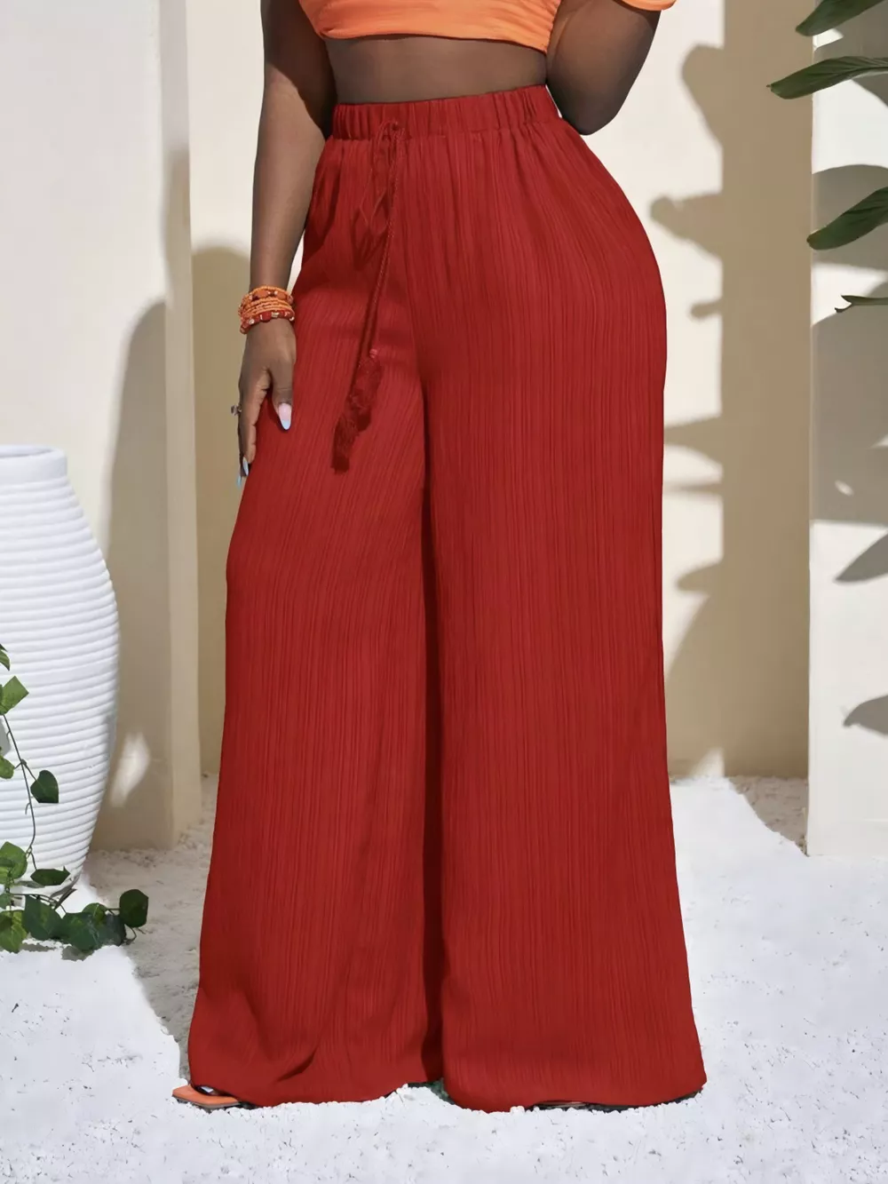 High-Waisted Wide-Leg Pants, image 15
