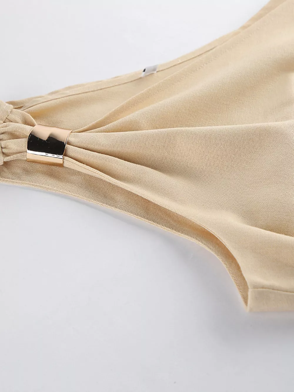 One-Shoulder Tie-Waist Top and Wide-Leg Pants Set, image 23