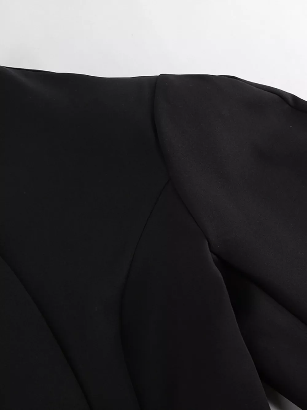 Puffy Sleeve Blazer and Wide-Leg Pants Set, image 13