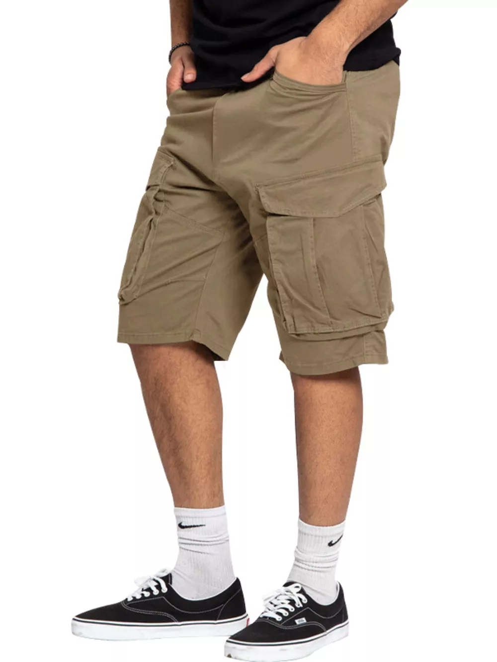 Men's Full Size Cargo Shorts with Multiple Pockets Plus Size, image 7