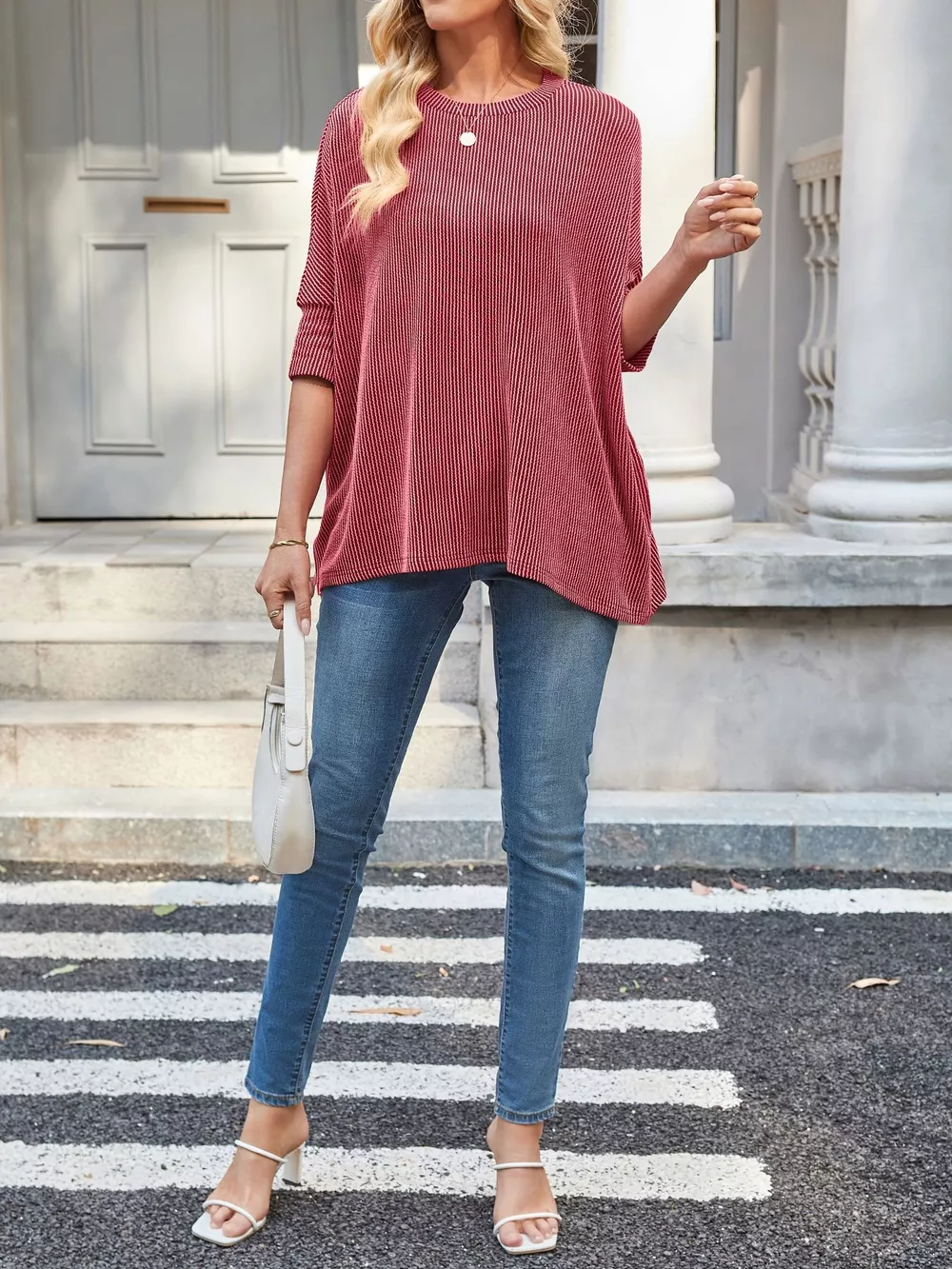 Relaxed Fit Half Sleeve T-Shirt, image 6